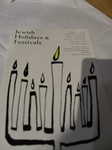 Beispielbild fr Jewish Holidays and Festivals zum Verkauf von Wonder Book