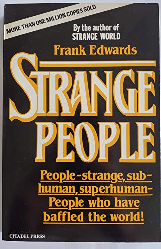 Imagen de archivo de Strange People a la venta por Wonder Book