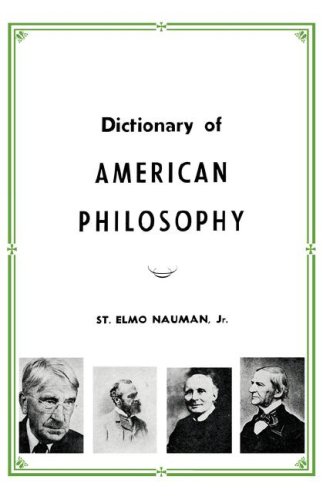 Beispielbild fr Dictionary of American Philosophy zum Verkauf von Revaluation Books