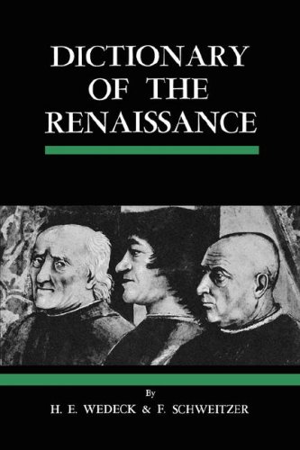 Stock-Bild f�r Dictionary of the Renaissance