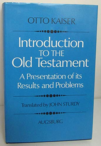 Imagen de archivo de Introduction to the Old Testament: A presentation of its results and problems a la venta por HPB-Red