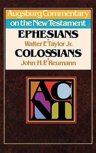 9780806621654: Acnt - Ephesians Colossians (Augsburg Commentary on the New Testament)