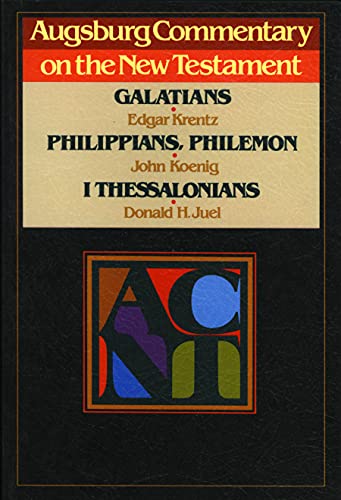 9780806621661: Acnt Galatians Phillippians (Augsburg Commentary on the New Testament)