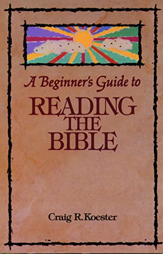 9780806625706: A Beginner's Guide to Reading the Bible