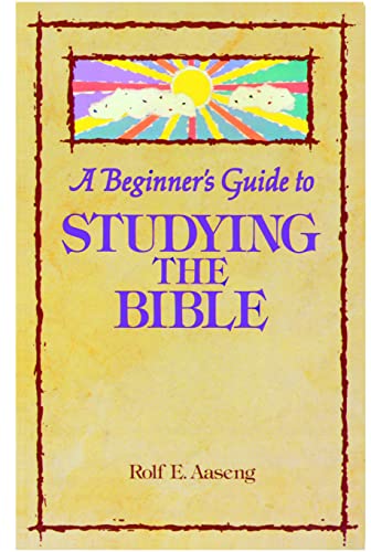 Beispielbild fr Beginners Guide to Studying the Bible zum Verkauf von Wonder Book