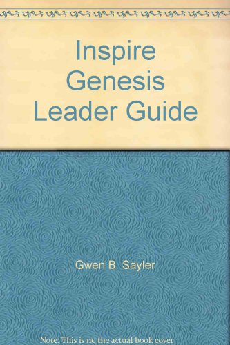 Beispielbild fr Inspire Genesis Leader Guide zum Verkauf von Wonder Book