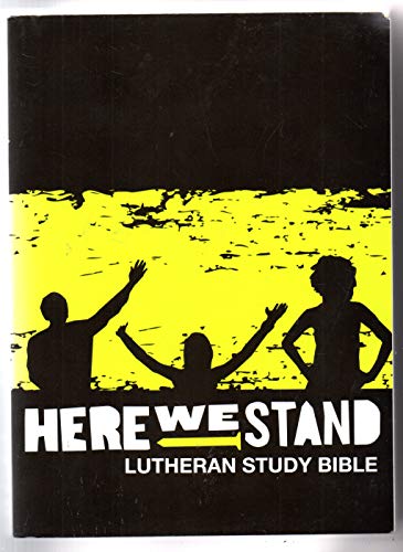 Imagen de archivo de Here We Stand: Lutheran Study Bible (NRSV) a la venta por ThriftBooks-Atlanta