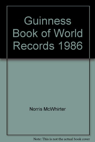 9780806902739: Guinness Book of World Records 1986