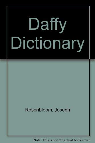 9780806945422: Daffy Dictionary: Funabridged Definitions from Aardvark to Zuider Zee