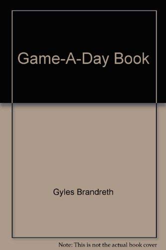 Beispielbild fr Game-A-Day Book zum Verkauf von HPB Inc.