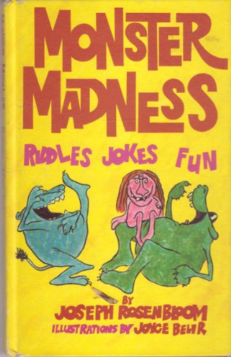 Monster madness: Riddles, jokes, fun (9780806946344) by Rosenbloom, Joseph