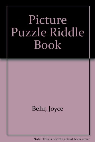 Beispielbild fr Picture Puzzle Riddle Book zum Verkauf von Better World Books