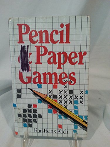 Imagen de archivo de Pencil & paper games a la venta por Once Upon A Time Books