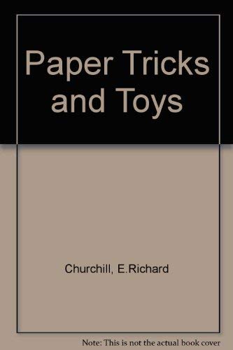Imagen de archivo de Paper Tricks and Toys a la venta por Better World Books