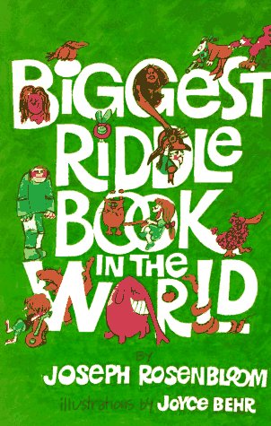 Stock image for Biggest Riddle Book in the World for sale by Thomas F. Pesce'