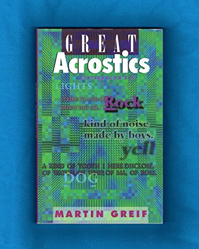 Beispielbild fr Great Acrostics zum Verkauf von ThriftBooks-Dallas