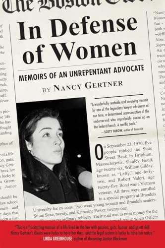 Beispielbild fr In Defense of Women: Memoirs of an Unrepentant Advocate zum Verkauf von WorldofBooks