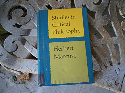 Beispielbild fr Studies in Critical Philosophy zum Verkauf von Better World Books