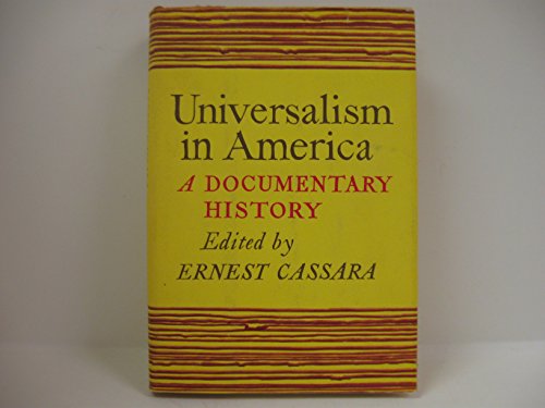 Stock image for Universalism in America : A Documentary History for sale by Better World Books: West