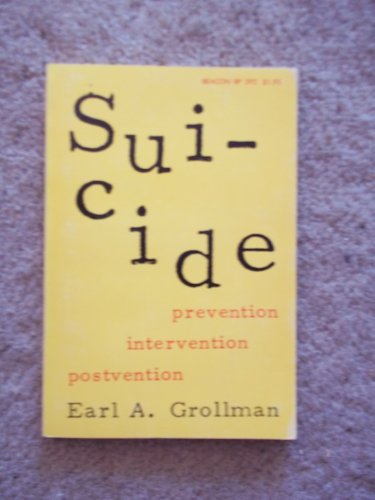 Beispielbild fr Suicide : Prevention, Intervention, Postvention zum Verkauf von Better World Books: West