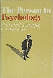 Imagen de archivo de The Person in Psychology: Selected Essays a la venta por Better World Books