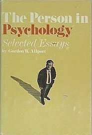 Stock image for The Person in Psychology: Selected Essays for sale by Better World Books: West