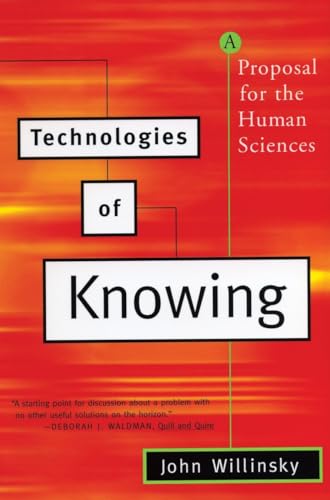 Stock image for Technologies of Knowing: A Proposal for the Human Sciences for sale by HPB-Movies