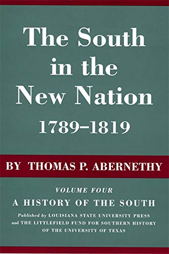 9780807100141: South in the New Nation, 1789-1819