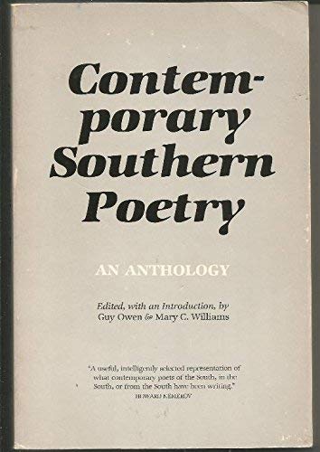 Stock image for CONTEMPORARY SOUTHERN POETRY: AN ANTHOLOGY for sale by Du Bois Book Center