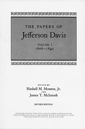 9780807109434: The Papers of Jefferson Davis, 1808-1840