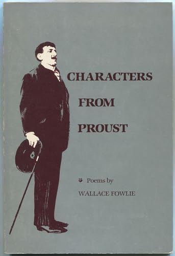 Imagen de archivo de Characters from Proust a la venta por Wonder Book