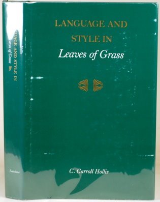 Stock image for Language and Style in Leaves of Grass for sale by Better World Books