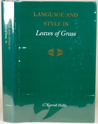 9780807110966: Language and Style in "Leaves of Grass"