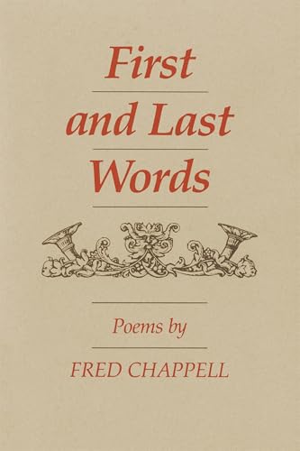 Beispielbild fr First and Last Words: Poems zum Verkauf von ThriftBooks-Atlanta