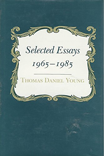 Imagen de archivo de Selected Essays, 1965-1985 (Southern Literary Studies) a la venta por Open Books