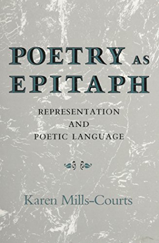 Imagen de archivo de Poetry as Epitaph (P) a la venta por ThriftBooks-Atlanta