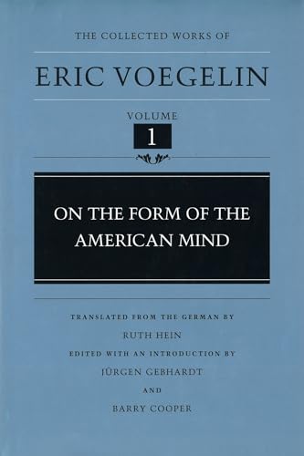 Stock image for On the Form of the American Mind for sale by Blackwell's