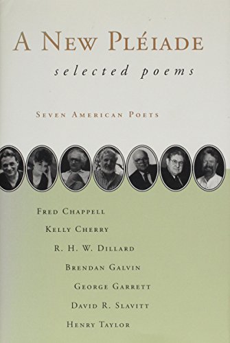 Beispielbild fr A New Pleiade: Selected Poems (Poetry) zum Verkauf von HPB-Red