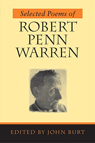 Stock image for Selected Poems of Robert Penn Warren for sale by Goodwill Books