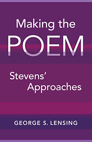 Stock image for Making the Poem for sale by Blackwell's