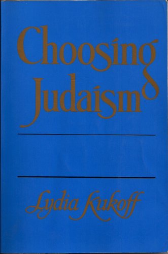 Beispielbild fr Choosing Judaism zum Verkauf von Goodwill of Colorado