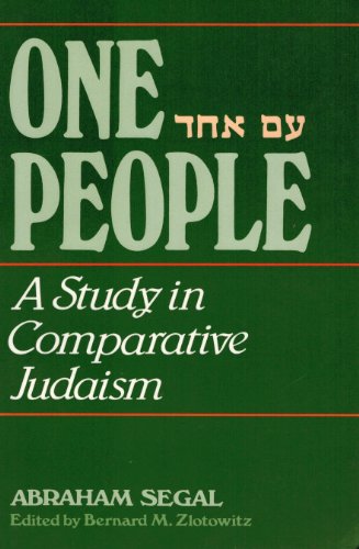 Stock image for One People: A Study in Comparative Judasim for sale by HPB-Emerald