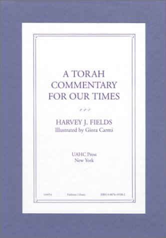 Beispielbild fr A Torah Commentary for Our Times zum Verkauf von HPB Inc.