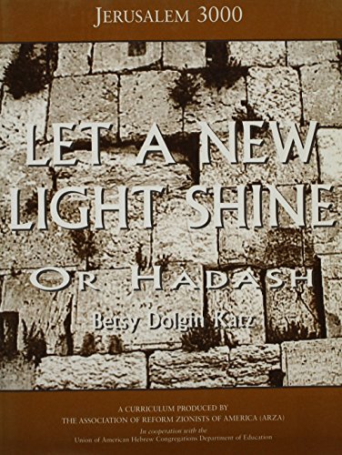 Imagen de archivo de Or Hadash: Let a New Light Shine a la venta por HPB-Emerald