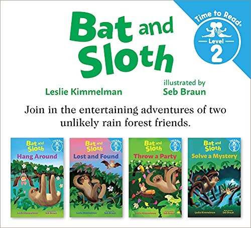 9780807505663: Bat and Sloth Set #1 (Bat and Sloth: Time to Read, Level 2): Hang Around / Lost and Found / Throw a Party / Solve a Mystery