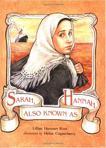 Beispielbild fr Sarah, Also Known As Hannah zum Verkauf von Better World Books: West