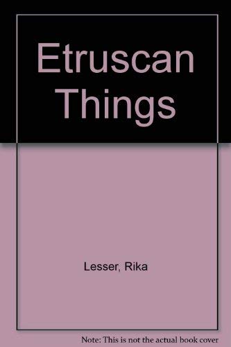 Beispielbild fr Etruscan Things ([The Braziller series of poetry]) zum Verkauf von Wonder Book