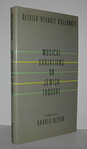 Beispielbild fr Musical Variations on Jewish Thought zum Verkauf von HPB-Diamond