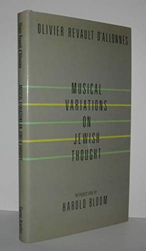 Imagen de archivo de Musical Variations on Jewish Thought a la venta por HPB-Diamond