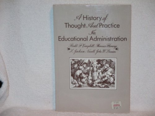 Imagen de archivo de A History of Thought and Practice in Educational Administration a la venta por RiLaoghaire